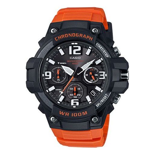 CASIOVINTAGE Series Sports Quartz Waterproof Mens Orange Analog