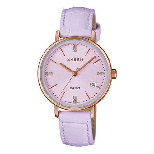 CASIOCasio Sheen Elegant Analog Watch 'Pink Gold'