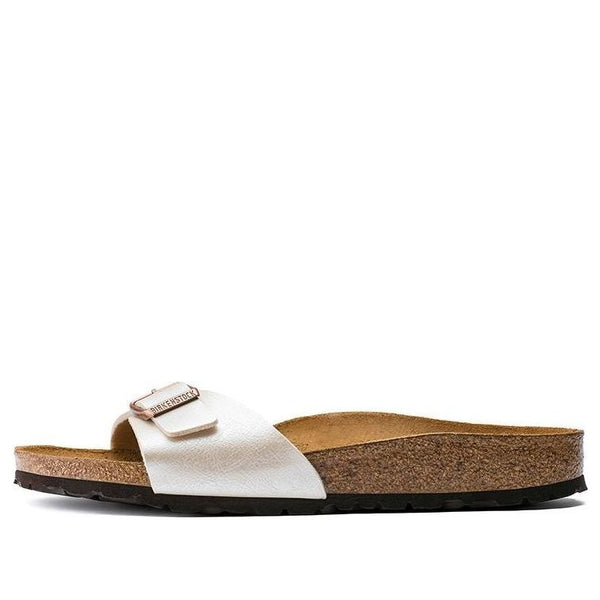 Birkenstock(WMNS)  Madrid Narrow Fit Sandals 'Pearl White'