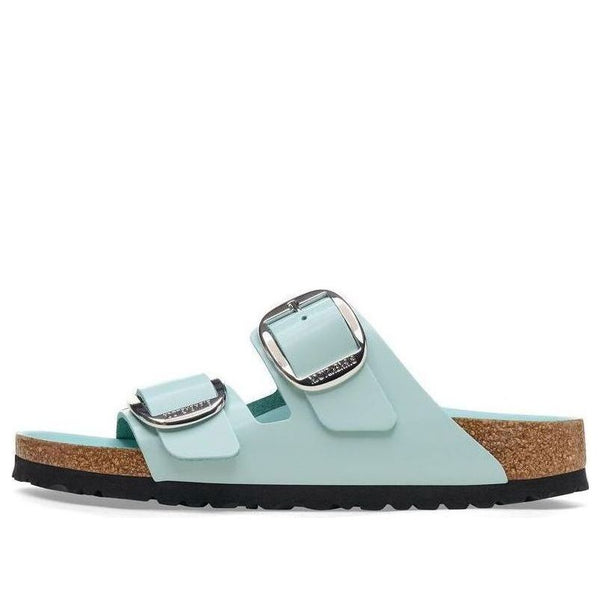 Birkenstock(WMNS)  Arizona Big Buckle Nubuk Leather Narrow Fit 'Teal'