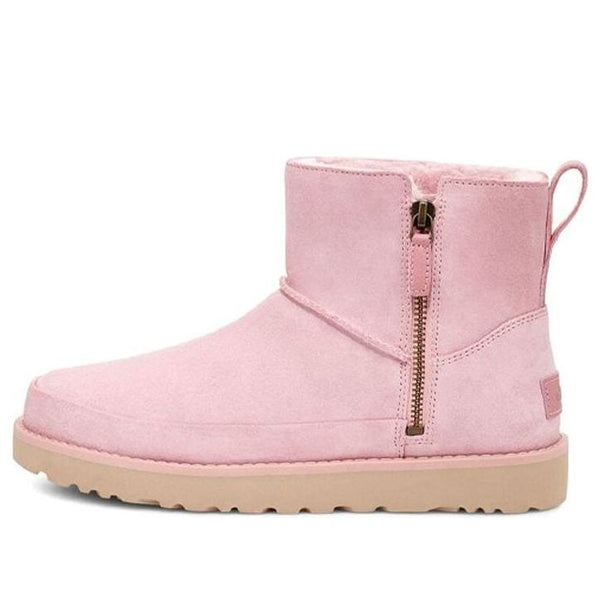 UGG(WMNS)  Classic Zip Mini Suede 'Pink'