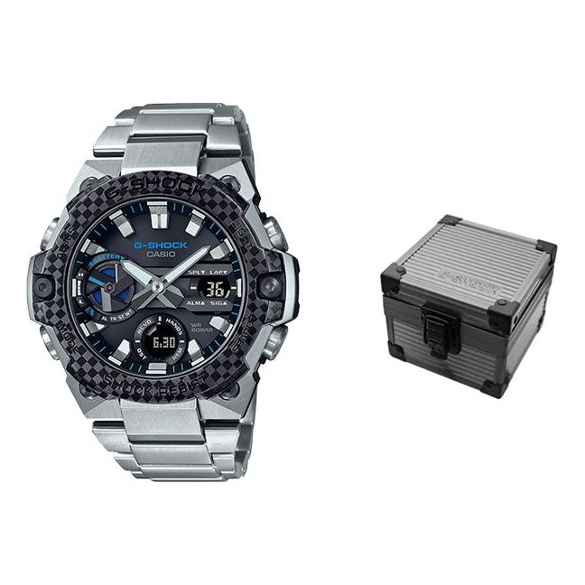 CASIOG-Shock Analog-Digital 'Black Silver'