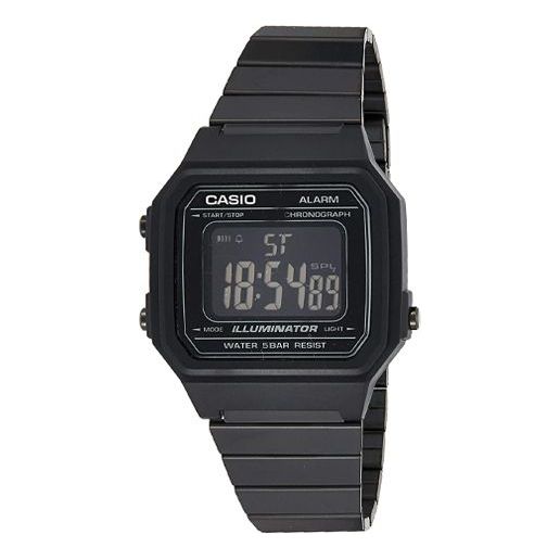 CASIOMen's Vintage Electronic Waterproof Sports Mens Black Digital
