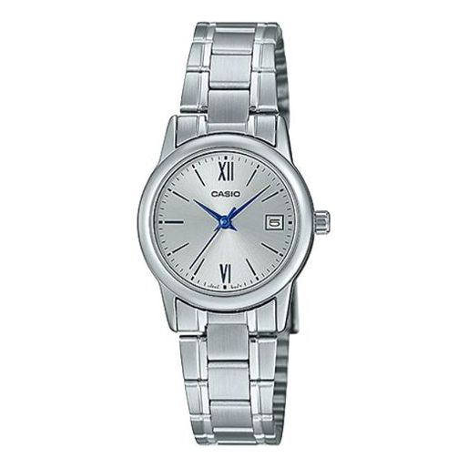 CASIOWaterproof Stainless Steel Strap Silver Analog