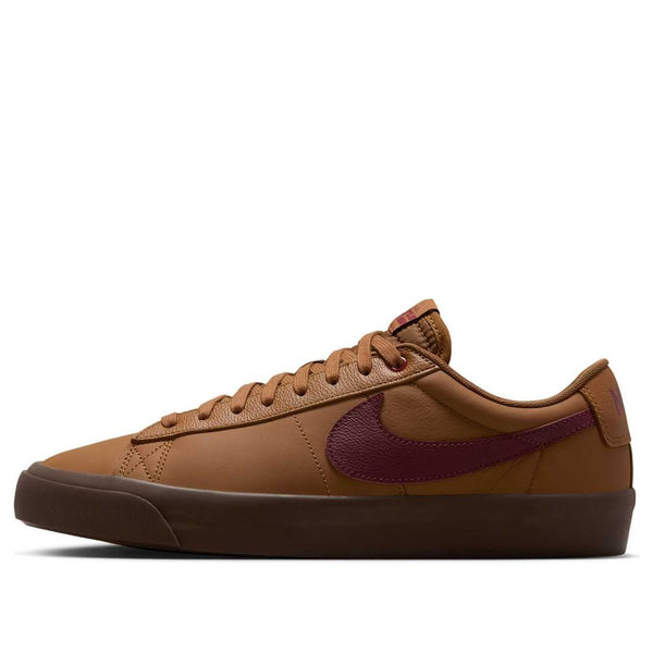 NikeZoom Blazer Low Pro GT SB 'Light British Tan Dark Team Red'