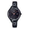 CASIOCasio Sheen Minimalistic Business Analog Watch 'Black Gold'