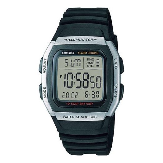 CASIOWaterproof Quartz Sports Analog Mens Silver Digital
