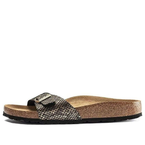 BirkenstockMadrid Narrow Fit Sandals 'Brown Python'
