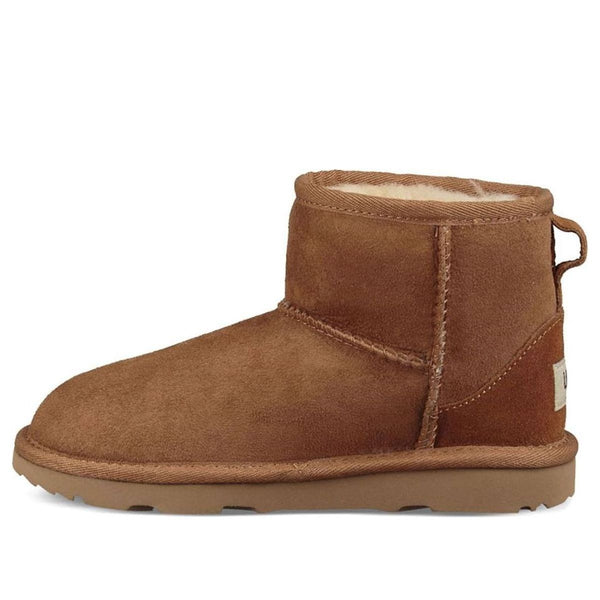 UGGClassic Mini II Big Boys Fleece Lined Brown