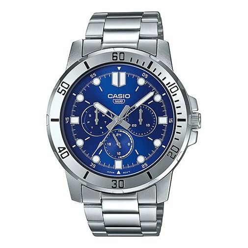 CASIOSports Quartz Waterproof Mens Blue Analog