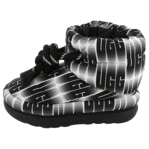 UGG(WMNS)  Classic Maxi Wavelength Short Boot 'Black White'