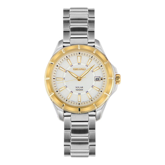 SEIKOMen's  Solar Energy Business Casual waterproof quartz