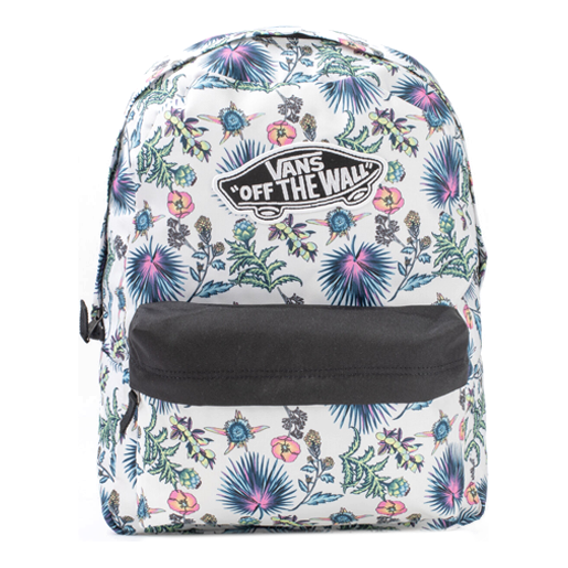 VansRealm Califas Marshmallow Backpack 'White Black Green Purple'