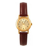 CASIOCasio Influencer Analog Leather Strap Watch 'Brown Gold'