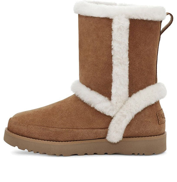 UGG(WMNS)  Classic Short Fluff Spill Seam