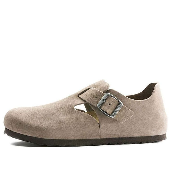 BirkenstockLondon Suede Leather Narrow Fit Shoes 'Taupe'