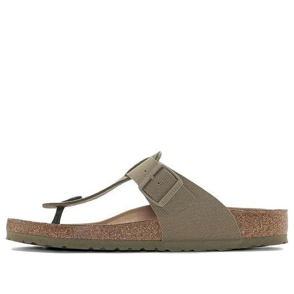 BirkenstockMedina Vegan Textile Narrow Fit Sandals 'Faded Khaki'