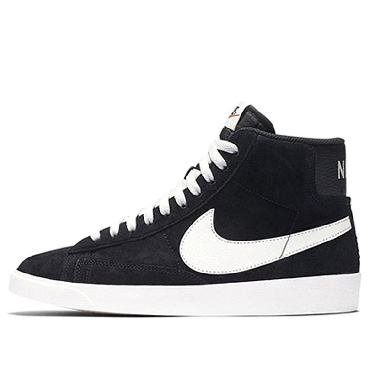 Nike(WMNS)  Blazer Mid Vintage Suede 'Black'