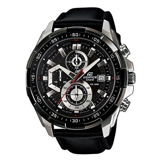 CASIOEDIFICE Waterproof Mens Black Analog