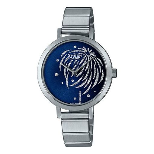 CASIOSHEEN Series Subject Minimalistic Business Casual SHE-C130D-2AUPFY-person Watch Blue Analog
