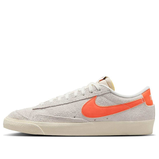 NikeBlazer Low '77 Premium 'Summit White Safety Orange'