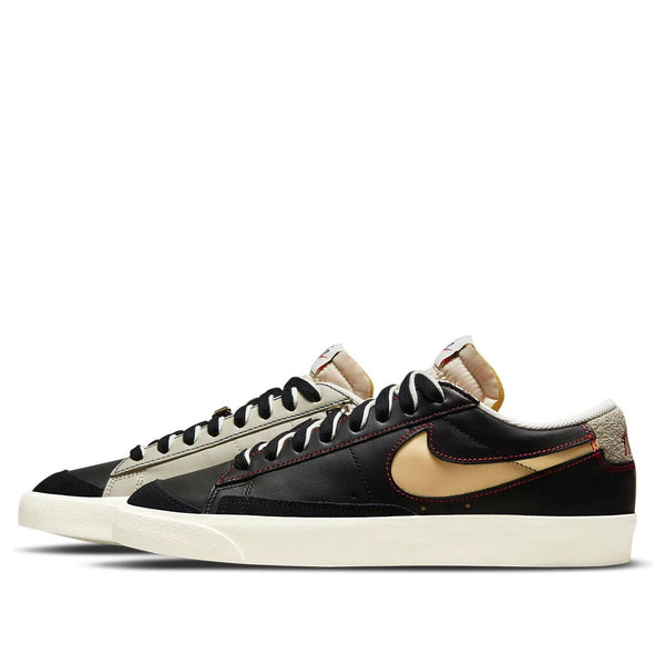 NikeBlazer Low '77 Premium 'Removable Swoosh - Black'
