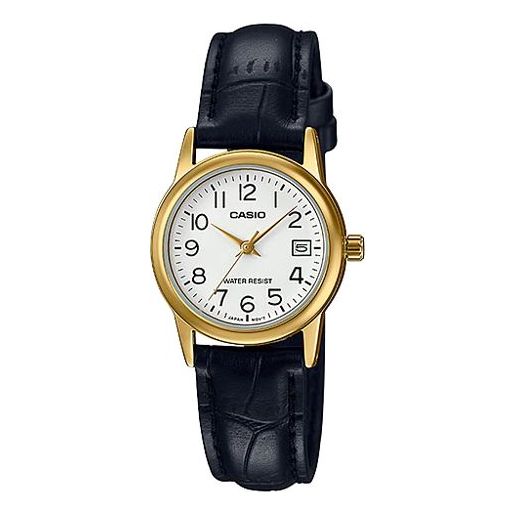 CASIO(WMNS) Casio Dress Series Analog Watch 'Black Gold'