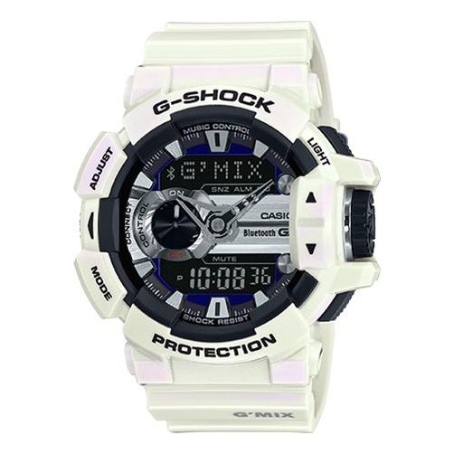 CASIOG-Shock Analog-Digital 'White'