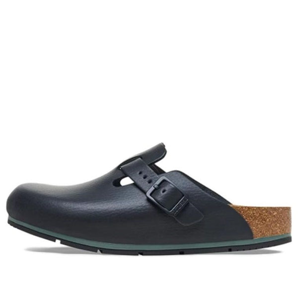 BirkenstockBoston Pro Natural Leather Sandals 'black'