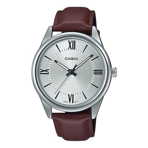 CASIODRESS Series Vintage Businesses Men's Mens Silver Analog