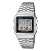 CASIOWaterproof Sports Unisex Mens Silver Digital