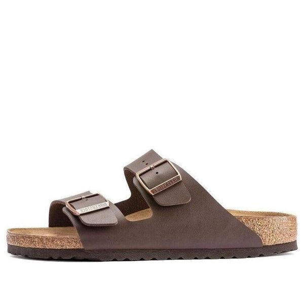BirkenstockArizona Birko-Flor 'Dark Brown'
