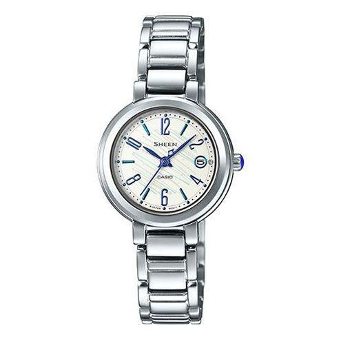 CASIOWaterproof SHEEN Quartz Sapphire Crystal Blue Analog
