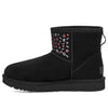 UGG(WMNS)  Classic Mini Stud II Rivets Snow Boots Black