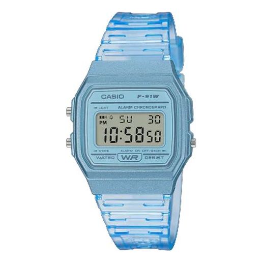 CASIOCasio Retro Fashion Macaron Digital Watch 'Blue Translucent'