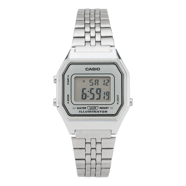 CASIOWaterproof Sports Mens White Digital
