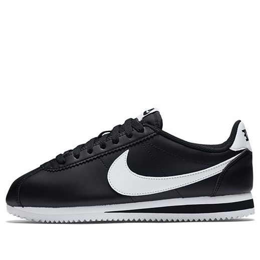 Nike(WMNS)  Classic Cortez Leather 'Black White'