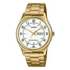 CASIOStainless Steel Strap Waterproof White Dial Mens White Analog
