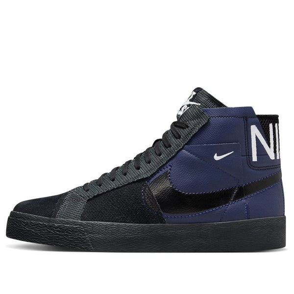 NikeSB Blazer Mid Premium 'Black/Navy'