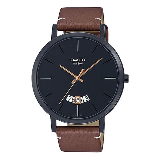 CASIOQuartz Waterproof Mens Black Analog
