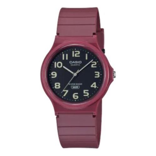 CASIOCasio Waterproof Fashion Stylish Analog Watch 'Purple Red'