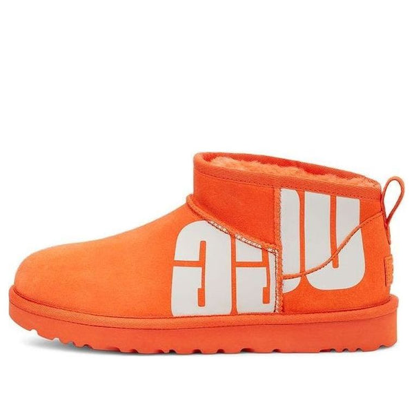 UGG(WMNS)  Classic Ultra Mini Broken Logo 'Orange Soda'