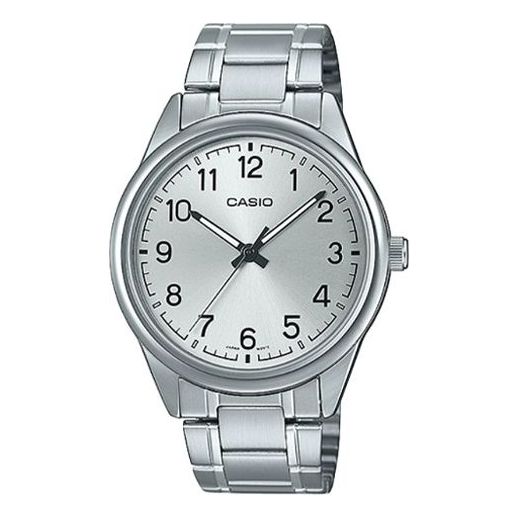 CASIOMen's  DRESS Series Classic Retro Small Business Numeric Watch Mens Silver Analog