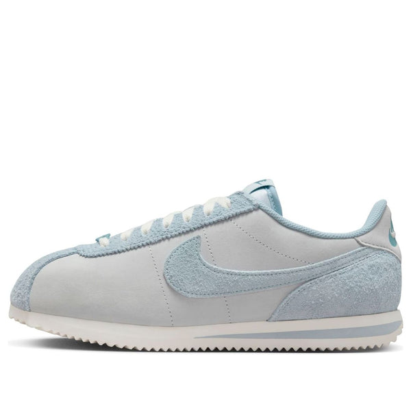Nike(WMNS)  Cortez Premium Leather 'Pure Platinum Armory Blue'
