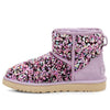 UGG(WMNS)  Classic Mini Stellar Sequin Snow Boots Purple