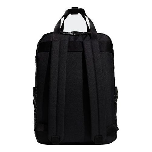 adidasRenewable Material All-Over Logo Backpack 'Black'