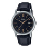 CASIOMen's  DRESS Series Minimalistic Small Business Casual Watch Mens Black Analog
