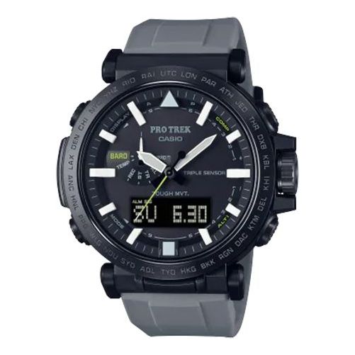 CASIOCasio Pro Trek Mountaineering Analog-Digital Watch 'Black Grey'