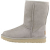 UGG(WMNS)  Classic Short II Fleece Lined Gray White