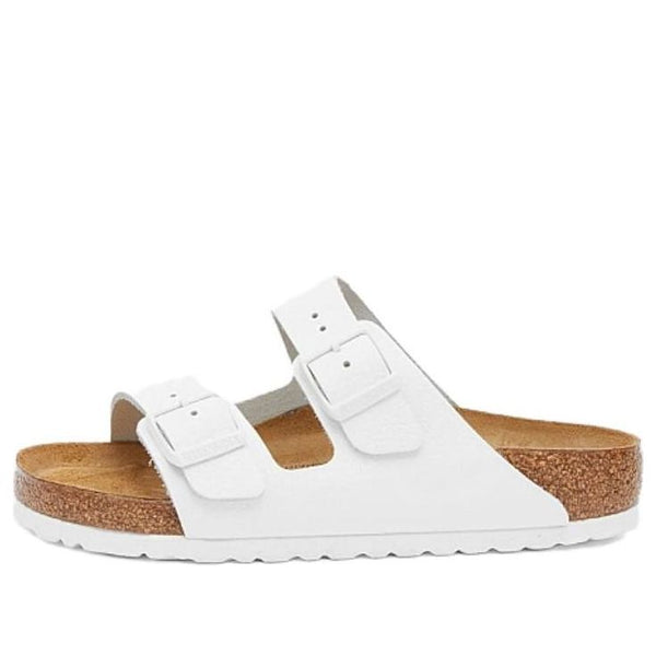 BirkenstockArizona Natural Leather Sandals 'White'